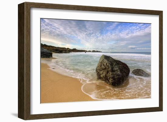 Wide Morning Seascape at Garrapata State Beach, California Coast-Vincent James-Framed Photographic Print