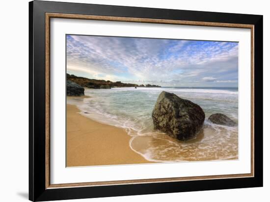 Wide Morning Seascape at Garrapata State Beach, California Coast-Vincent James-Framed Photographic Print