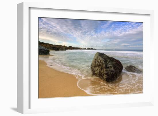 Wide Morning Seascape at Garrapata State Beach, California Coast-Vincent James-Framed Photographic Print