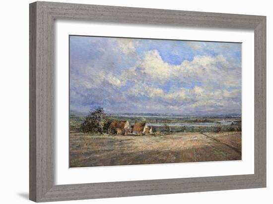 Wide Skies and Marshes, Norfolk, 2008-John Sutton-Framed Giclee Print