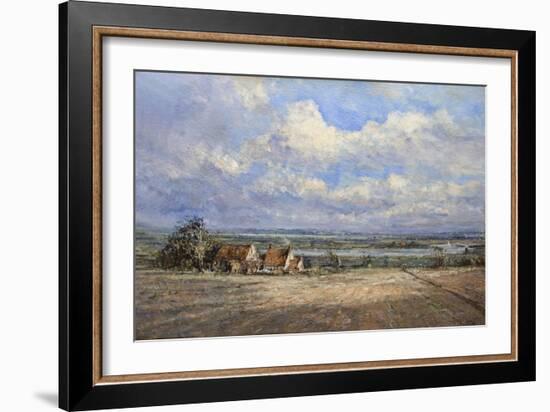 Wide Skies and Marshes, Norfolk, 2008-John Sutton-Framed Giclee Print