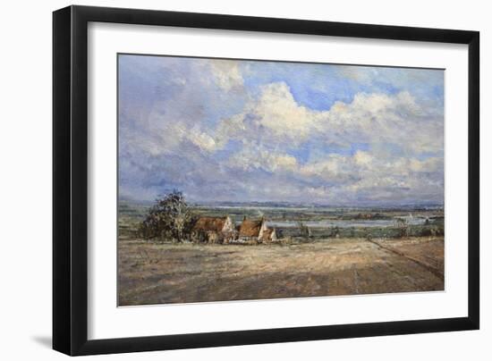 Wide Skies and Marshes, Norfolk, 2008-John Sutton-Framed Giclee Print