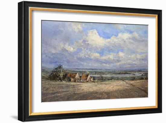 Wide Skies and Marshes, Norfolk, 2008-John Sutton-Framed Giclee Print