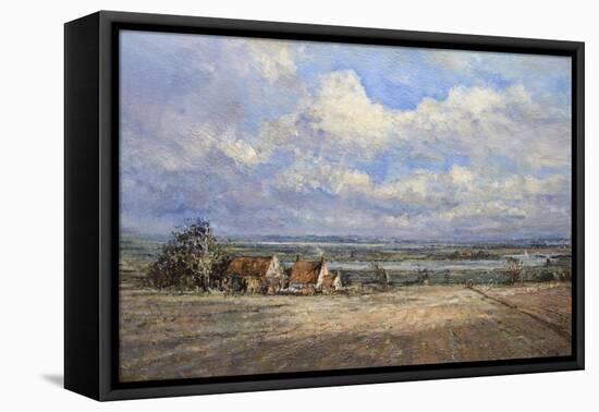 Wide Skies and Marshes, Norfolk, 2008-John Sutton-Framed Premier Image Canvas