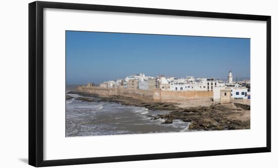 Wide View of the Old Part of Essaouira Seen from the Top of the Skala Du Port, Morocco-null-Framed Photographic Print
