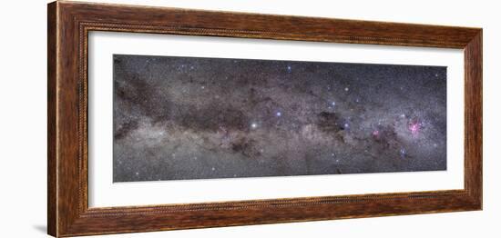 Widefield View of the Southern Constellations of Centaurus and Crux-null-Framed Photographic Print