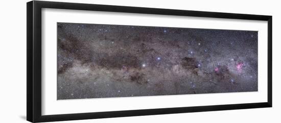 Widefield View of the Southern Constellations of Centaurus and Crux-null-Framed Photographic Print