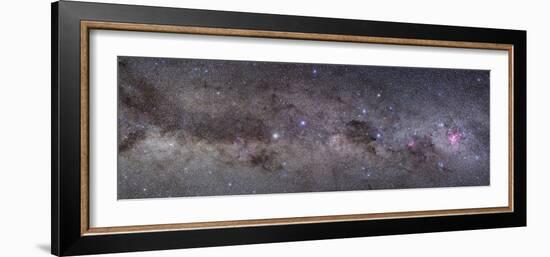 Widefield View of the Southern Constellations of Centaurus and Crux-null-Framed Photographic Print