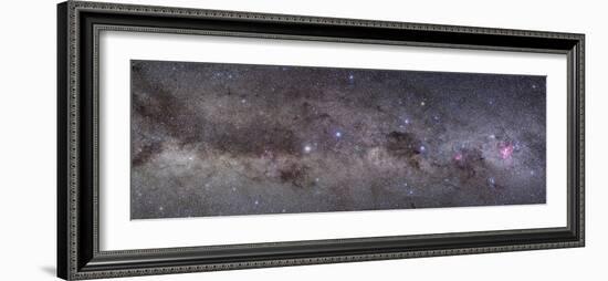 Widefield View of the Southern Constellations of Centaurus and Crux-null-Framed Photographic Print