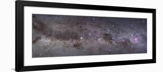 Widefield View of the Southern Constellations of Centaurus and Crux-null-Framed Photographic Print