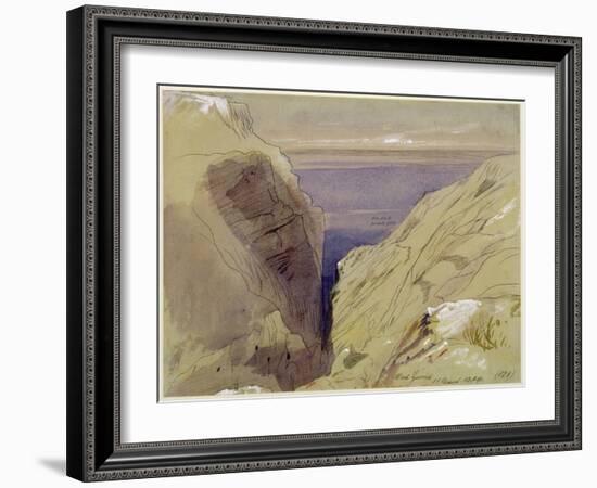 Wied Zurrik, Malta, 10 Am, 11th March-Edward Lear-Framed Giclee Print