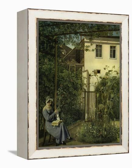 "Wiener Hausgarten" (Vienna Garden)-Eduard Ritter Von Engerth-Framed Premier Image Canvas