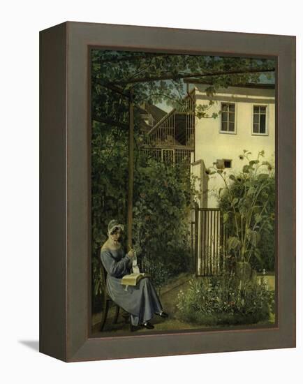 "Wiener Hausgarten" (Vienna Garden)-Eduard Ritter Von Engerth-Framed Premier Image Canvas