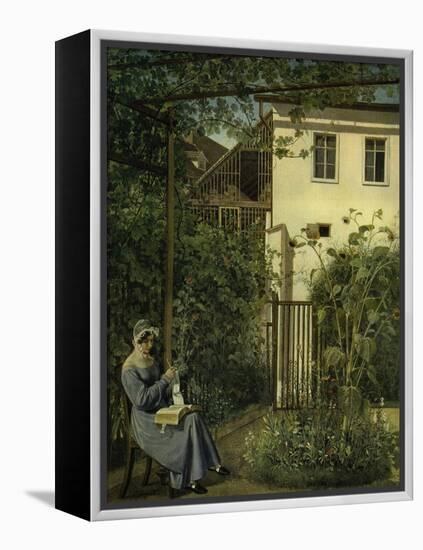 "Wiener Hausgarten" (Vienna Garden)-Eduard Ritter Von Engerth-Framed Premier Image Canvas