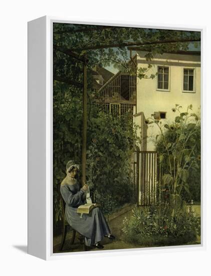 "Wiener Hausgarten" (Vienna Garden)-Eduard Ritter Von Engerth-Framed Premier Image Canvas