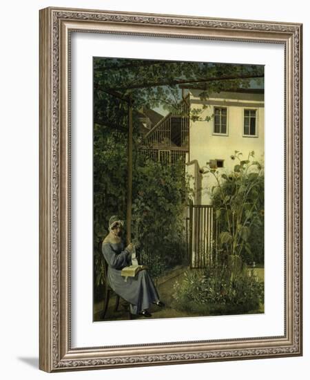 "Wiener Hausgarten" (Vienna Garden)-Eduard Ritter Von Engerth-Framed Giclee Print