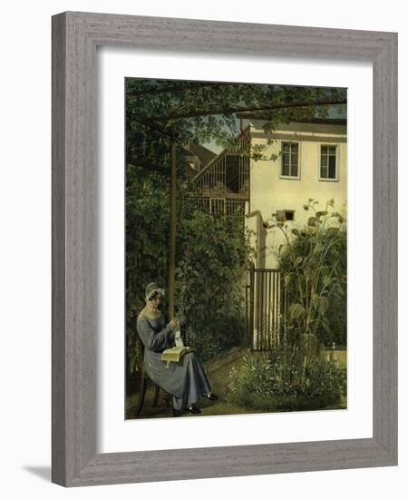 "Wiener Hausgarten" (Vienna Garden)-Eduard Ritter Von Engerth-Framed Giclee Print