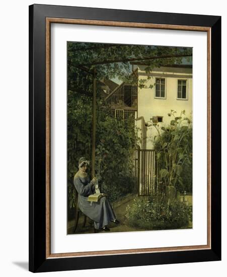 "Wiener Hausgarten" (Vienna Garden)-Eduard Ritter Von Engerth-Framed Giclee Print