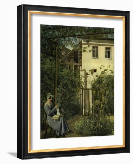 "Wiener Hausgarten" (Vienna Garden)-Eduard Ritter Von Engerth-Framed Giclee Print