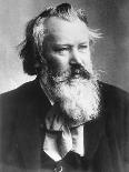 Composer Johannes Brahms in Suit-Wiener Von Aufnahme-Framed Premier Image Canvas