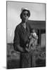 Wife and Child of Tractor Driver-Dorothea Lange-Mounted Art Print