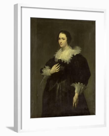 Wife of Sebastiaan Leerse-Willem Bartel van der Kooi-Framed Art Print