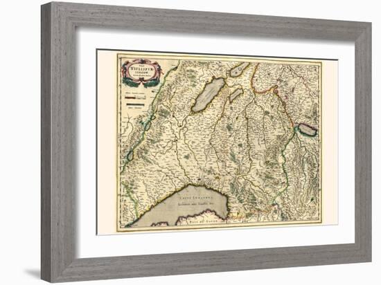 Wifflisburg Switzerland-Willem Janszoon Blaeu-Framed Art Print