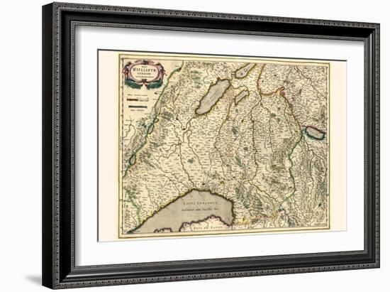 Wifflisburg Switzerland-Willem Janszoon Blaeu-Framed Art Print