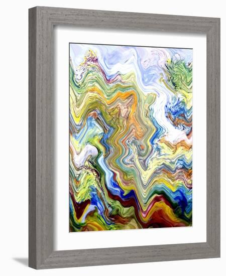 Wiild Waves-Ruth Palmer 3-Framed Art Print