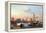 Wikingerschiffe auf der Themse-Everhardus Koster-Framed Premier Image Canvas
