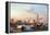 Wikingerschiffe auf der Themse-Everhardus Koster-Framed Premier Image Canvas