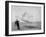 Wilbur and Orville Wright Flying Glider Photograph-Lantern Press-Framed Art Print