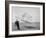 Wilbur and Orville Wright Flying Glider Photograph-Lantern Press-Framed Art Print