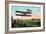 Wilbur Wright's Aeroplane View-Lantern Press-Framed Art Print