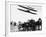 Wilbur Wright with His Plane in Flight at Pau in France, February 1909-null-Framed Photographic Print