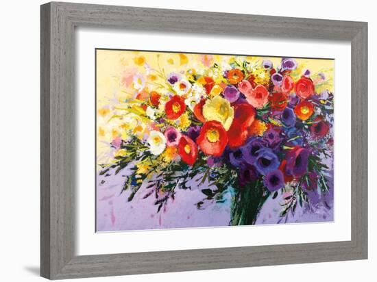 Wild and Flowery-Shirley Novak-Framed Art Print