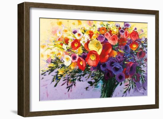 Wild and Flowery-Shirley Novak-Framed Art Print