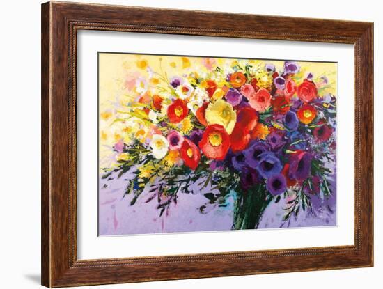 Wild and Flowery-Shirley Novak-Framed Art Print