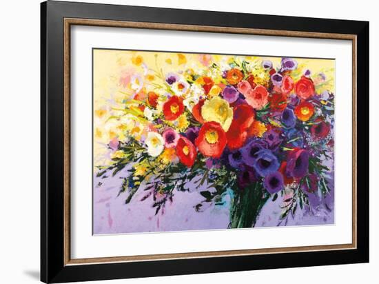 Wild and Flowery-Shirley Novak-Framed Art Print