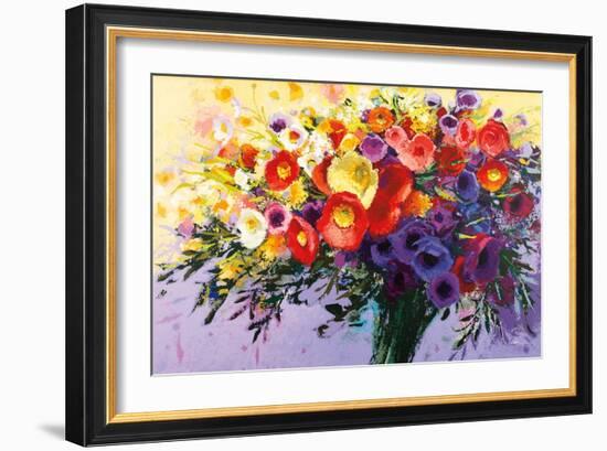 Wild and Flowery-Shirley Novak-Framed Art Print