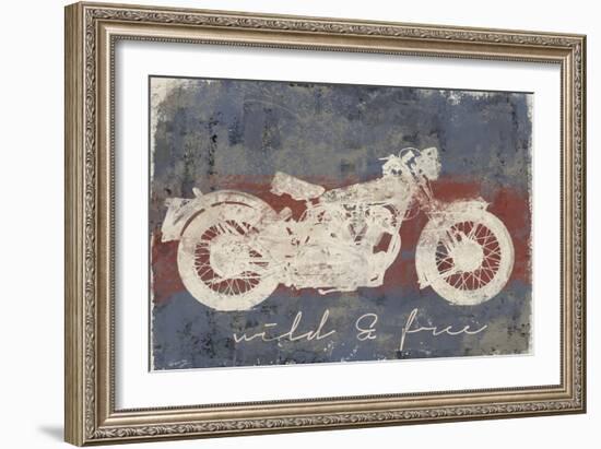 Wild and Free Motorcycle-Eric Yang-Framed Art Print