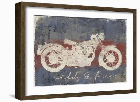 Wild and Free Motorcycle-Eric Yang-Framed Art Print