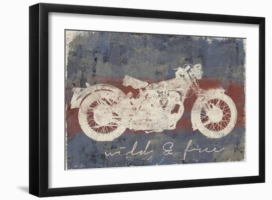Wild and Free Motorcycle-Eric Yang-Framed Art Print