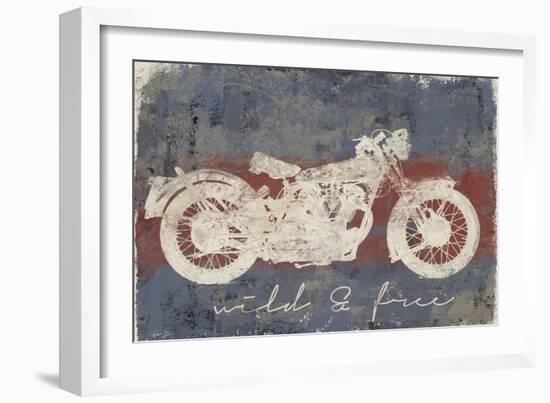 Wild and Free Motorcycle-Eric Yang-Framed Art Print