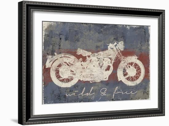 Wild and Free Motorcycle-Eric Yang-Framed Art Print