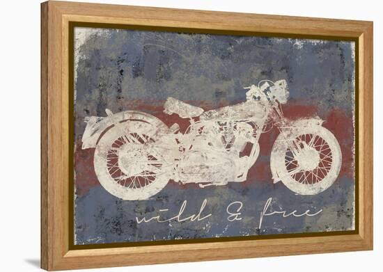 Wild and Free Motorcycle-Eric Yang-Framed Stretched Canvas