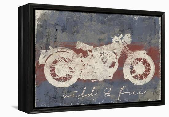 Wild and Free Motorcycle-Eric Yang-Framed Stretched Canvas