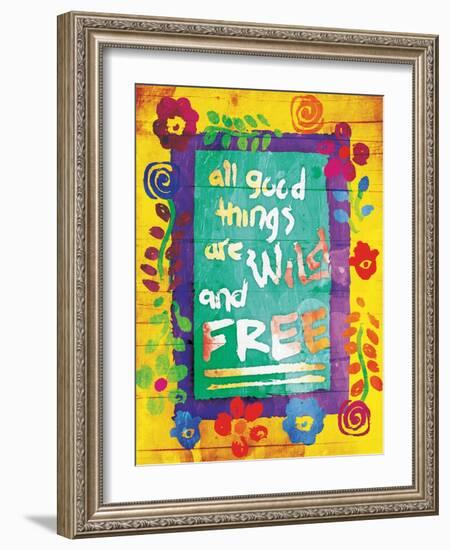 Wild And Free-Jace Grey-Framed Art Print