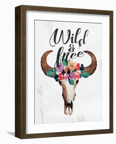 Wild And Free-Jace Grey-Framed Art Print