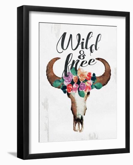 Wild And Free-Jace Grey-Framed Art Print